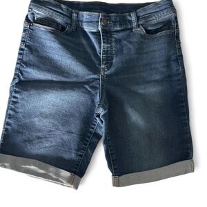 Juicy Couture Dark Blue Denim Jean Shorts